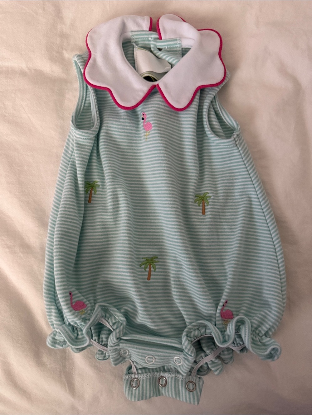 Zuccini Kids Mint Green Striped Girls' Bottoms